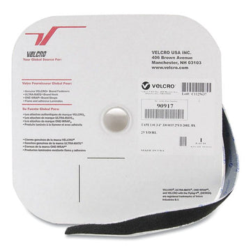 VELCRO® Brand Sticky Back Loop Fastener, Velcro 0.75" X 900", Black freeshipping - TVN Wholesale
